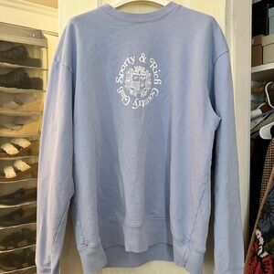 Sporty and Rich Light Blue Women’s Crewneck Sweater
